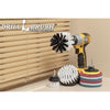 Drillbrush 4 in. W Soft/Medium Bristle Metal Handle Drill Brush Set