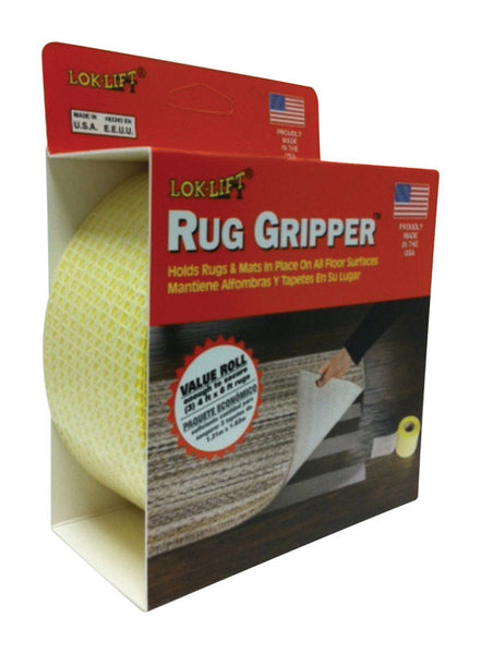 Lok-Lift Agarrador reversible para alfombras de interior de malla tejida, 2.5 in de ancho x 60 ft de largo - Oferta de la semana
