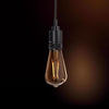 Feit Electric Black Metal 60W E26 Dimmable Plug-in Pendant Light 55 H x 2.75 W x 6.5 D in.