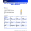 Feit T4 G9 LED Bulb Daylight 35 Watt Equivalence 1 pk