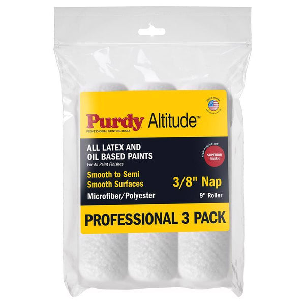 Purdy Altitude Poly Micro 9 in. W X 3/8 in. Regular Paint Roller Cover 3 pk - Deal of The Week
