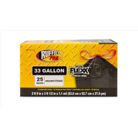 Ruffies Pro 33 gal Trash Bags Drawstring  (Pack of 6)