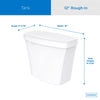 Gerber Elite 1.28 gal White Toilet Tank