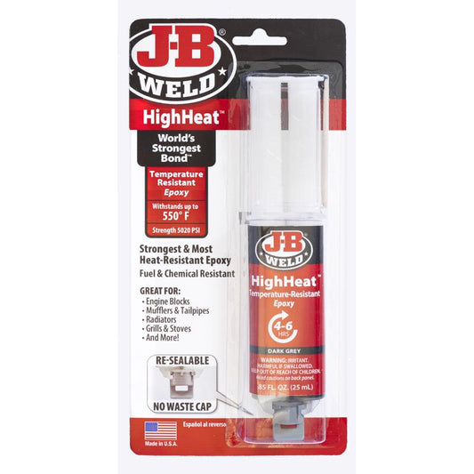 J-B Weld High Heat High Strength Acrylic Epoxy 0.85 oz