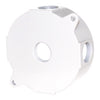 Sigma Engineered Solutions New Work 16 cu in Round Die-Cast Metal Weatherproof Box White - Open Box