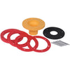 Set-Rite Rubber Foam Red Toilet Flange Extender Kit 1/4 x 1-5/8 in.