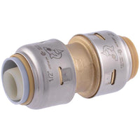 SharkBite Push to Connect 1/2 in. PTC PEX X 1/2 in. D PTC Polybutylene Brass Coupling - Deal of The Week