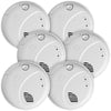 BRK Hard-Wired w/Battery Back-Up Photoelectric Smoke and Carbon Monoxide Detector w/Voice 6 pk - Open Box