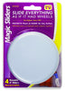 Magic Sliders Gray 4 in. Adhesive Plastic Sliding Discs 4 pk