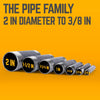 STZ Industries 1-1/2 in. MIP each X 1-1/2 in. D MIP Black Steel 10 in. L Nipple - Deal of The Week