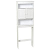 Zenna Home White Wood Bathroom Spacesaver
