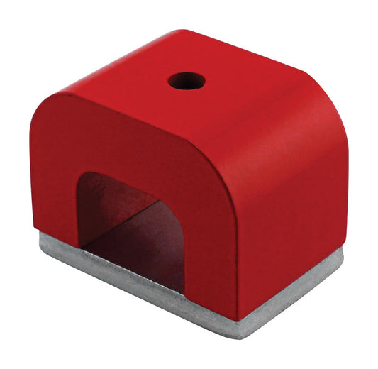Magnet Source 1.6 in. L X 1 in. W Red Horseshoe Magnet 20 lb. pull 1 pc