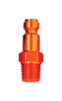 Tru-Flate Tru-Match Aluminum T-Style Plug 1/4 in. Male 1 pc. (Pack of 10)