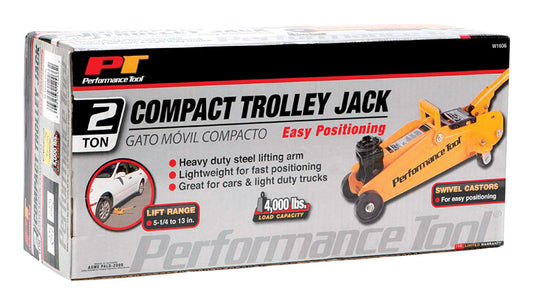 Performance Tool Manual 2 ton Automotive Trolley Jack