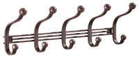 iDesign 15-1/4 in. L Bronze Silver Steel Large York Lyra 5-Hook Rack 1 pk - Deal of The Week