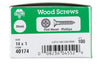 Hillman No. 14 X 1 in. L Phillips Zinc-Plated Wood Screws 100 pk
