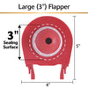 Korky Toilet Flapper Red Rubber For Universal