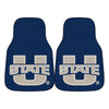 Utah State University Carpet Car Mat Set - 2 Pieces
