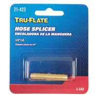 Tru-Flate Brass Hose Splicer 1/4 in. 1 pc