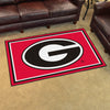 University of Georgia 4ft. x 6ft. Plush Area Rug