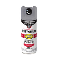 Rust-Oleum Stops Rust Flat Light Gray Primer Spray 12 oz (Pack of 6)