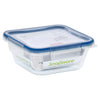 Snapware Clear/Green Lock Top Container 4-Cups Capacity (Pack of 4 )