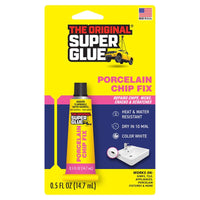 The Original Super Glue Corporation Porcelain Chip Fix White Indoor All Purpose Super Glue 0.5 fl. oz.