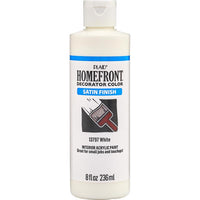 Homefront Satin White Craft Paint Interior 8 oz (Pack of 3)