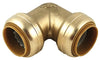 SharkBite 1 in. Push X 1 in. D Push Brass Elbow