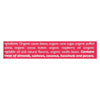 Taza Chocolate Stone Ground Organic Dark Chocolate Bar - Raspberry Crunch - Case of 10 - 2.5 oz.