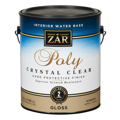 ZAR Clear Water Based Polyurethane 1 gal. (Pack of 2)