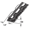 Prime-Line Gray Synthetic Fiber Weatherstrip For Doors and Windows 216 in. L X 5/32 in. - Open Box