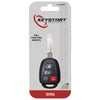 KeyStart Renewal KitAdvanced Remote Automotive Replacement Key TOY060H Double For Toyota