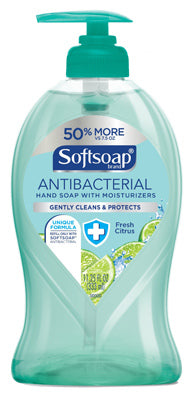Softsoap Fresh Citrus Scent Antibacterial Liquid Hand Soap 11.25 oz (Pack of 6)