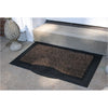 GrassWorx Clean Machine 24 in. W X 36 in. L Black/Brown Welcome Polyethylene Door Mat - Open Box