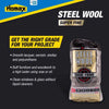 Rhodes American 0000 Grade Super Fine Steel Wool Pad 12 pk (Pack of 6)