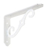 National Hardware White Steel Shelf Bracket 0.94 in. L 80 lb
