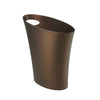 Umbra Skinny 2 gal Bronze Plastic Modern Wastebasket