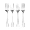 Pfaltzgraff Silver Stainless Steel Flatware Dinner Fork Set 4 pk