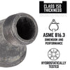 Bk Products 1/4 In. Fpt  X 1/4 In. Dia. Mpt Black Malleable Iron Street Elbow