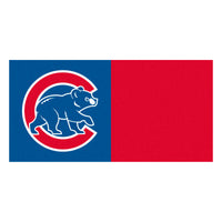 MLB - Chicago Cubs Bear Team Carpet Tiles - 45 Sq Ft.