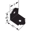 Simpson Strong-Tie 2 in. W X 2 in. L Steel Angle (Pack of 90)