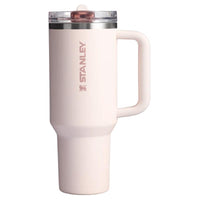 Stanley The Quencher 40 oz Rose Quartz BPA Free Double-wall Vacuum Insulated Straw Tumbler