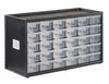 Stanley 14.38 in. W X 8.38 in. H X 6.125 in. D Bin System Polypropylene 30 compartments Black/Clear