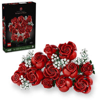 LEGO Icons Dozen Roses ABS Plastic Multicolor 822 pc