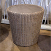 Signature Design by Ashley Danson Beige Round Aluminum Casual End Table