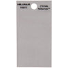 Hillman 2 in. Reflective Black Mylar Self-Adhesive Full Spacer Blank 1 pc (Pack of 6)