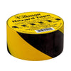 C.H. Hanson 54 ft. L X 2 in. W Plastic Stripe Floor Marking Tape Black/Yellow - Deal of The Week