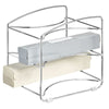 iDesign Classico Silver Steel Kitchen Wrap Organizer