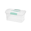 Sterilite 7.125 in. H X 9.75 in. W X 15.25 in. D Stackable Storage Box (Pack of 6)